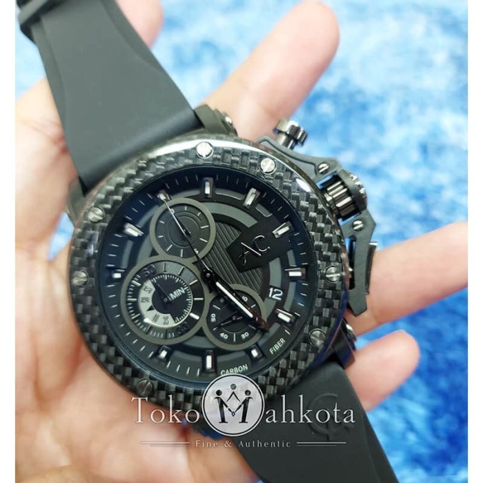 ✅Original Alexandre Christie Carbon Special Edition Ac 9205Mc All Black Diskon