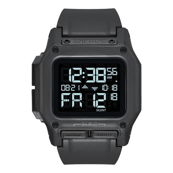 ✅Sale Nixon A1180001 Regulus All Black - Jam Tangan Digital Original Terbatas