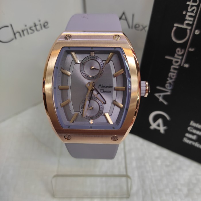 ✅Baru Jam Tangan Wanita Original Alexandre Christie Ac 2944 Bf Rubber Terbaru