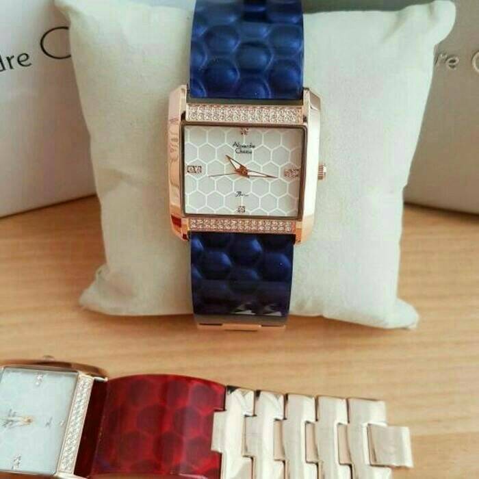 ✅New Jam Tangan Wanita Alexandre Christie Ac 2526 / 2526Lh Blue Original Bisa Sameday