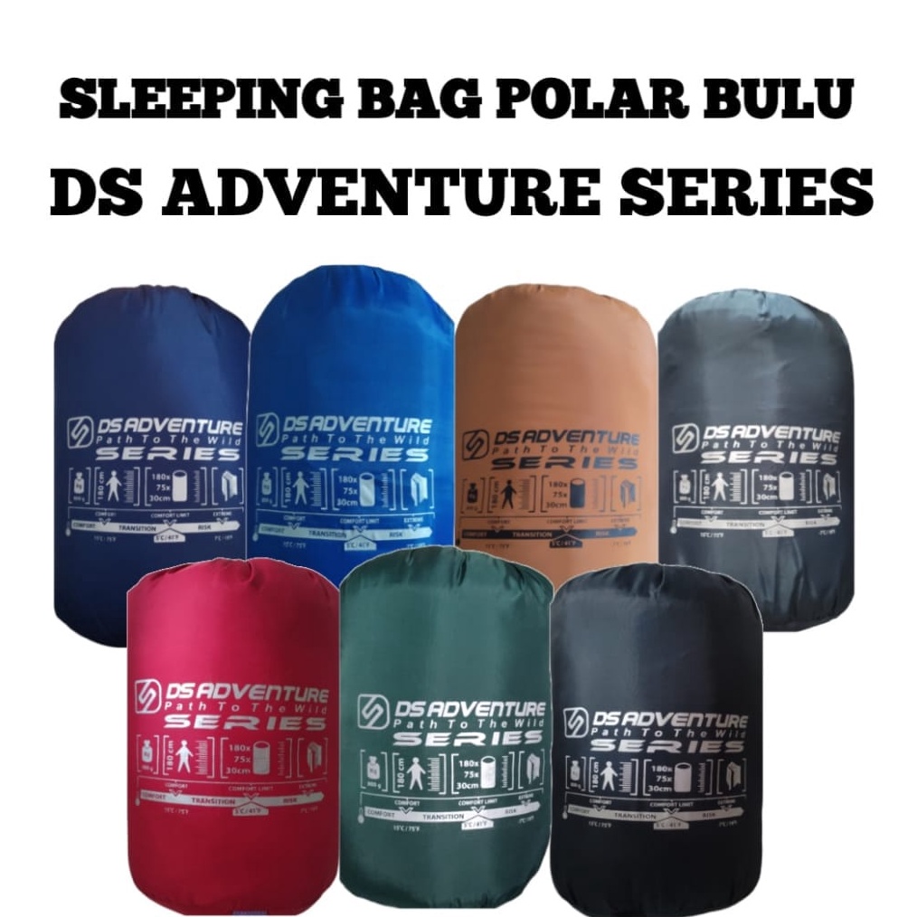Sleeping bag bulu tebal Ds Adventure Series  / kantung tidur / sleping bag  bulu / sleeping bag bulu