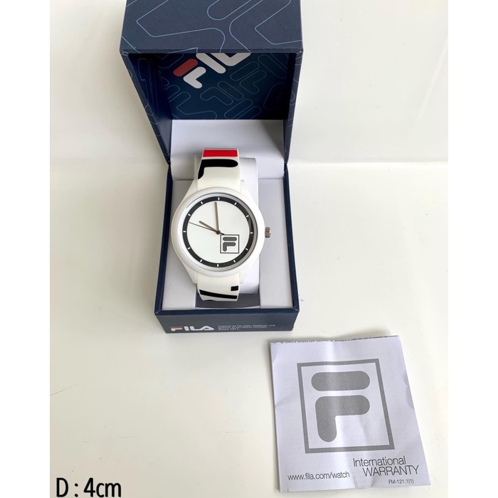 ✅New Ori Jam Fila Bulat White Terbatas