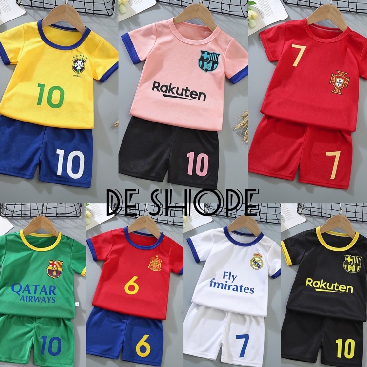 Terbaik COD / SETELAN BAJU IMPORT ANAK / SETELAN BAJU BOLA ANAK LAKI LAKI / SET BAJU BOLA ANAK / KAO