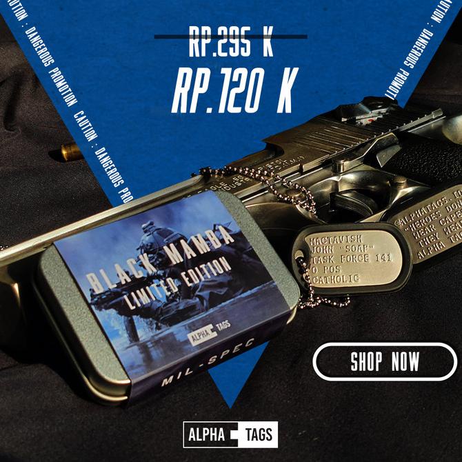 Kalung custom nama Dog tags dogtag dog tag anti karat&alergi USA MADE