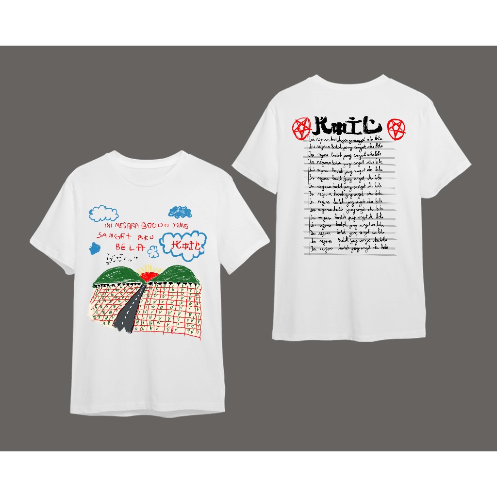 Kaos Band Koil - Ini Negara Bodoh Yang Sangat Aku Bela / Kaos Musik Rock Metal