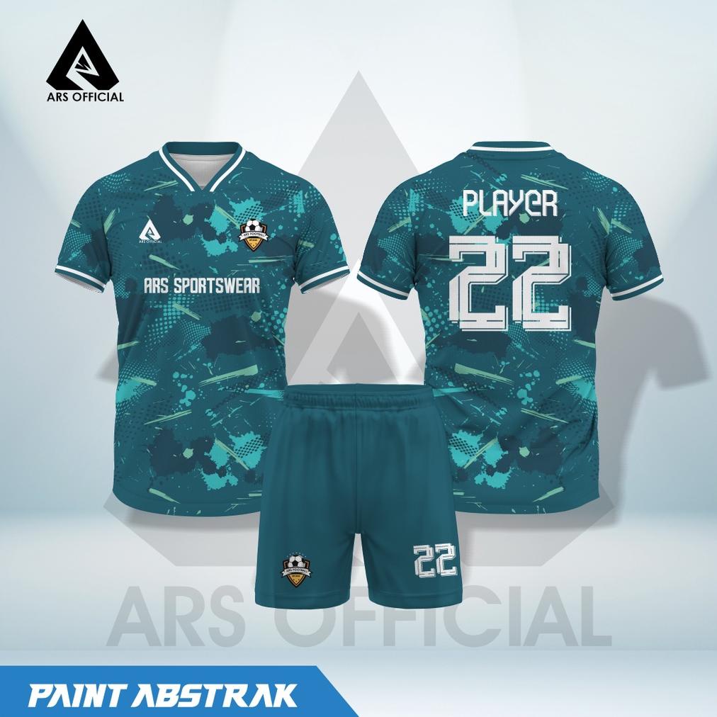 Special - JERSEY FUTSAL & JERSEY SEPAK BOLA PRINTING ARS PAINT ABSTRAK 