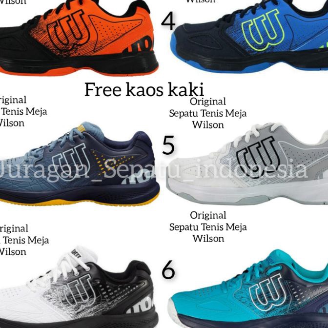 [G4669M> Sepatu Wilson Rush Pro Sepatu Tenis Meja Wilson Rush Pro 3.0 - berrkualitas.
