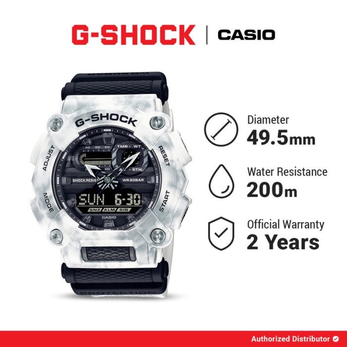 [READY INSTANT] G-Shock Jam Tangan Wanita Analog Digital GA-900GC-7ADR