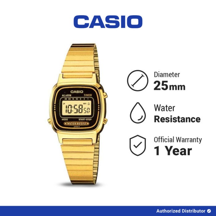 [READY INSTANT] Casio Jam Tangan Wanita LA670WGA-1DF