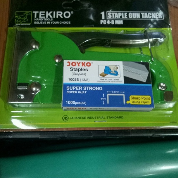 

staples tembak tekiro 4-8mm +isi staples 8mm harga murah ✣cfhღ