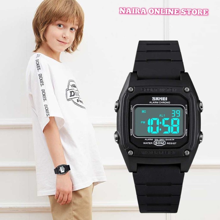 TERMURAH JAM TANGAN ANAK LAKI PEREMPUAN DIGITAL LED ORIGINAL SKMEI ANTI AIR /JAM TANGAN ANAK/JAM