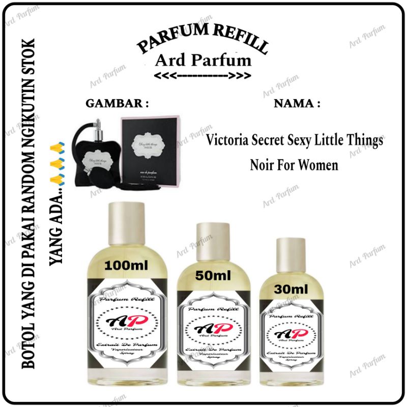 Parfum Refill Vs Sexy Little Things Noir For Women