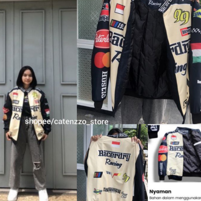 [E66-☀] VARSITY JACKET NASCAR CHASE AUTHENTIC- JAKET MOTOR - JAKET SUNMORI - JAKET RACING PRIA WANIT