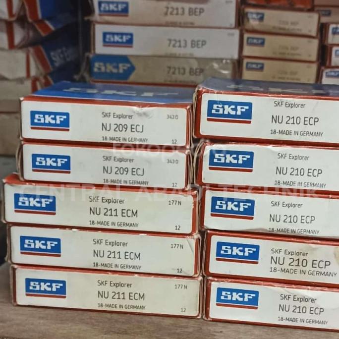 CYLINDRICAL ROLLER BEARING NU 211 ECM SKF / IKATAN KUNINGAN