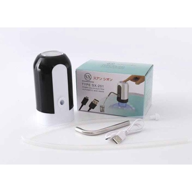 Pompa Galon Led SX-201 Dispenser Air USB ✢ori【