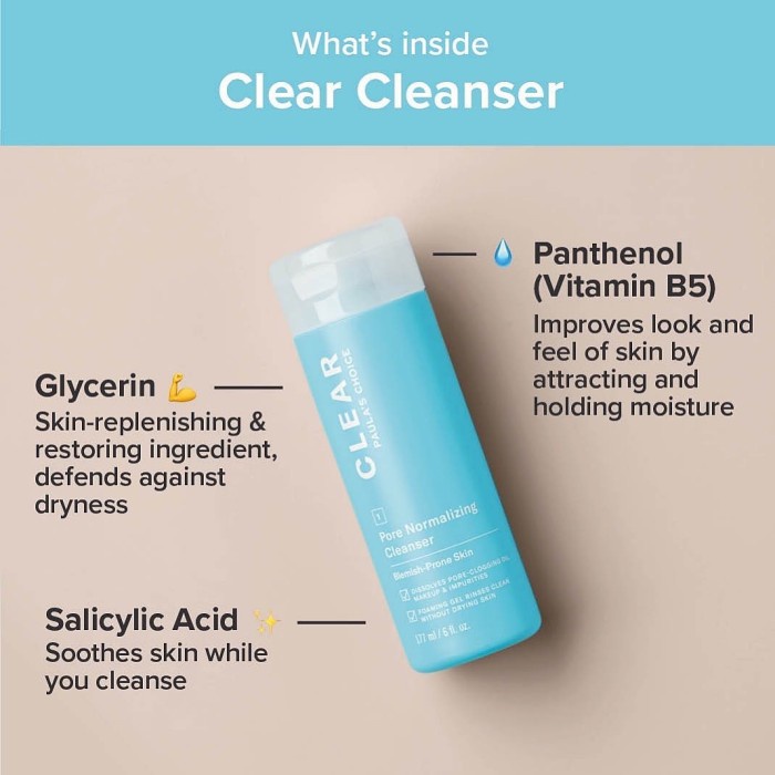 [Original] Paula Choice / Paula'S Choice Clear Pore Normalizing Cleanser Fs Terbatas