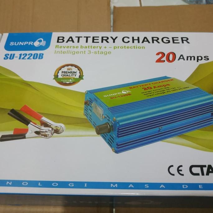Charger Aki Mobil Cas Aki Mobil Smart Fast Charger 20A