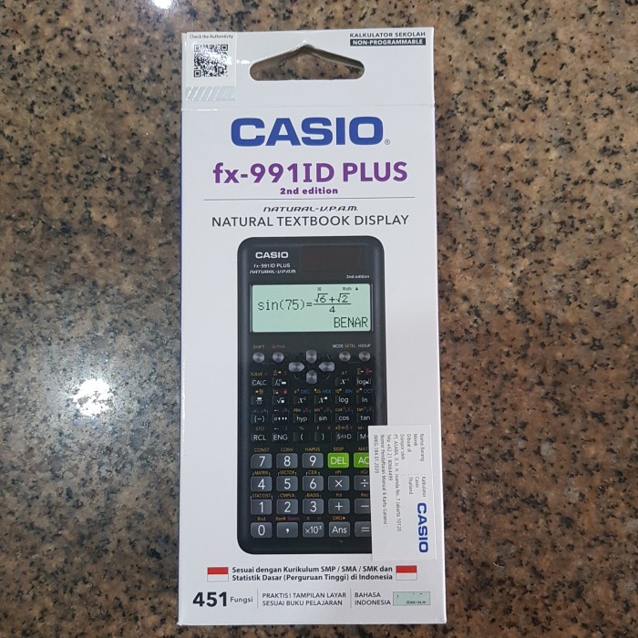 

Calculator Casio Scientific FX-991 ID PLUS