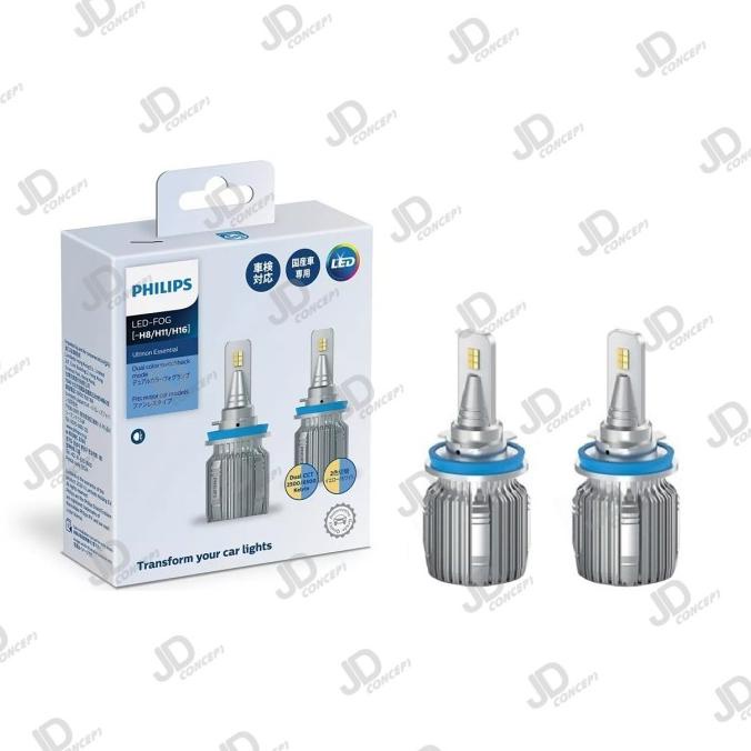 PHILIPS - LED FOG - DUAL COLOR - H8 - H11 - H16 - YELLOW - WHITE