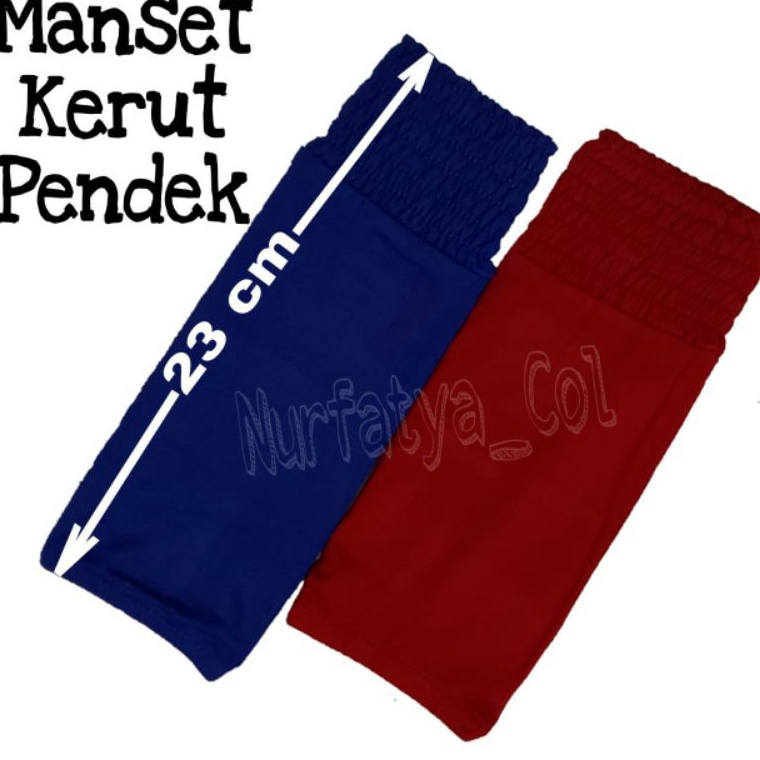 ⇨ Manset Tangan  Kerut Pendek Manset Tangan wanita Kerut Pendek ♫