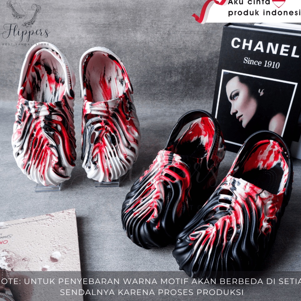 ㅴ Sandal Kodok Pollex Tie Dye/Sandal Baim Pria/Sandal Kodok Dewasa/ Sandal Kodok Motif/Sandal Kodok/