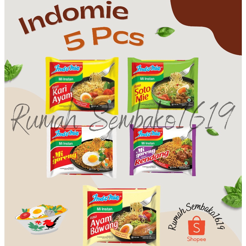 

➨➤✹✴ INDOMIE ISI 5 PCS