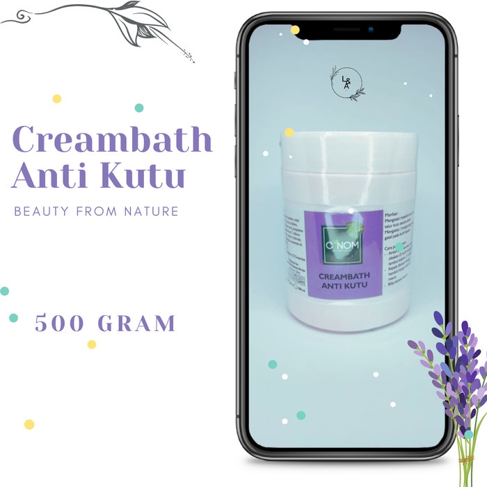 Crembath Anti Kutu 500 Gram Penghilang Kutu Rambut