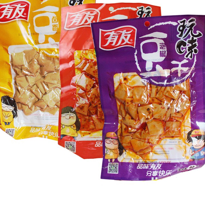 

Best Produk [HALAL] Tofu kering/ tahu kering / youyou / 友有豆腐干/mala/spicy/original