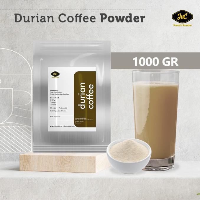 

JnC Durian Coffee Silver Powder 1KG