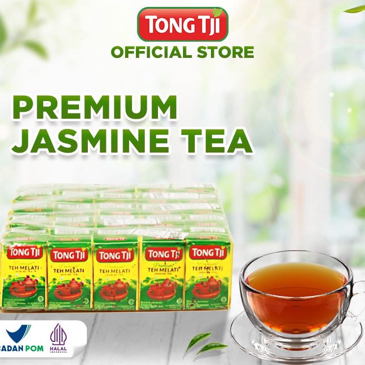 

Kirim Langsung Tong Tji Premium 9 gram, Jasmine Tea Teh Seduh (harga per slop)