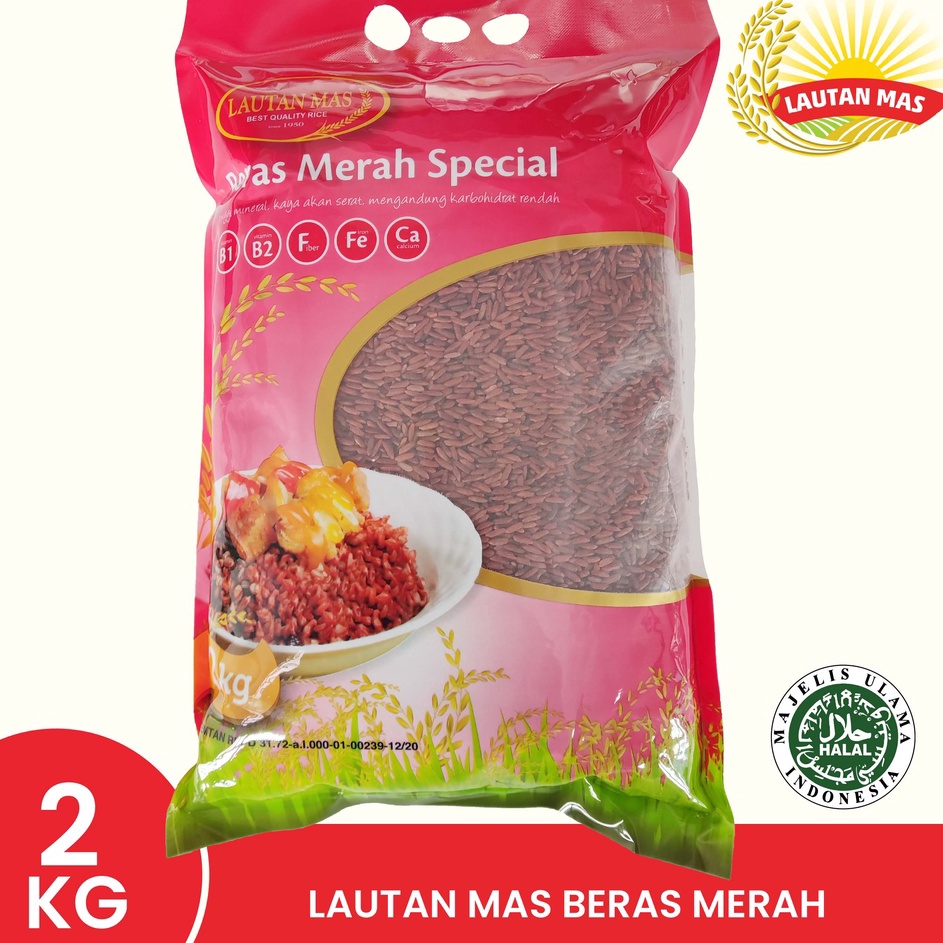 

NJBR1528 Lautan Mas Beras Merah 2KG