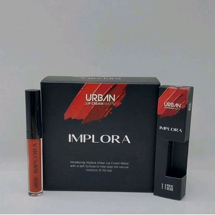 {12 Pcs} LIP CREAM IMPLORA URBAN MATTE NO 11 LUSINAN