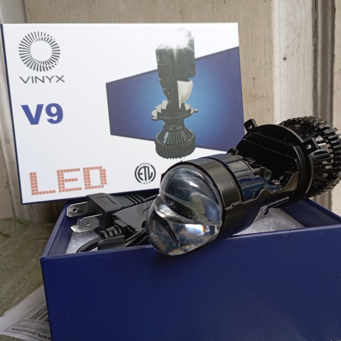 SALE LAMPU LED V9 VINYX H4 MINI LENS PROJECTOR 36WATT