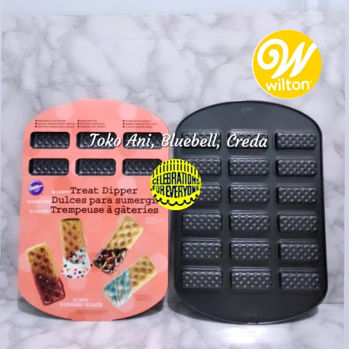 

✅Termurah Wilton Treat Dippers Pan 18 Cavity. Non Stick. 3.5X7.8X1Cm. Terbatas