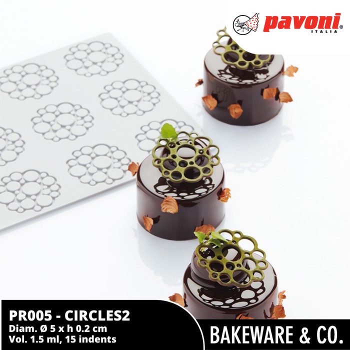 

✅Termurah Pavodecor - Pr005S Circles 2 - Diam. 5 X H 0.2 Cm Diskon