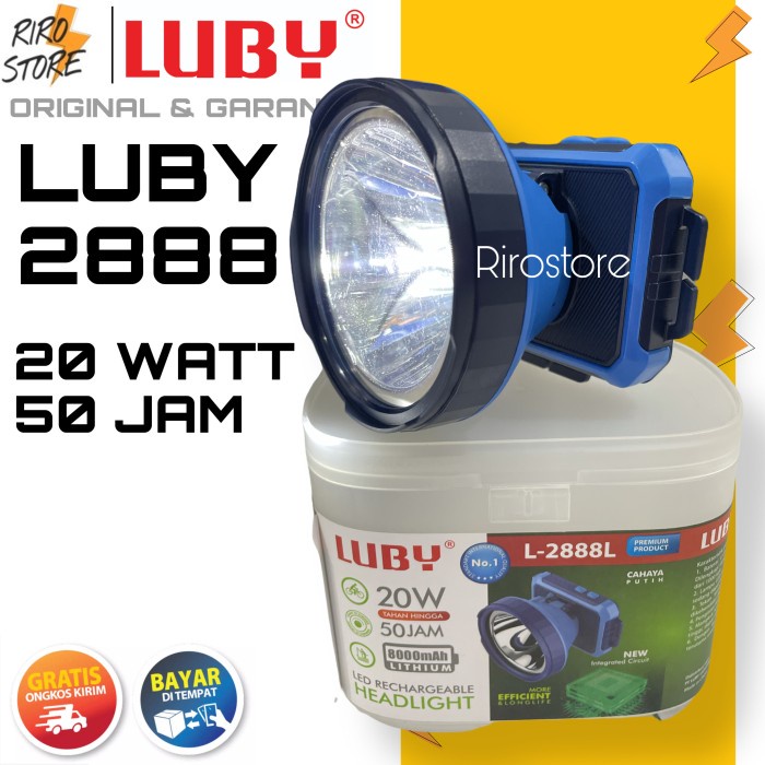 SENTER KEPALA LUBY 2888 / L2888 / L-2888