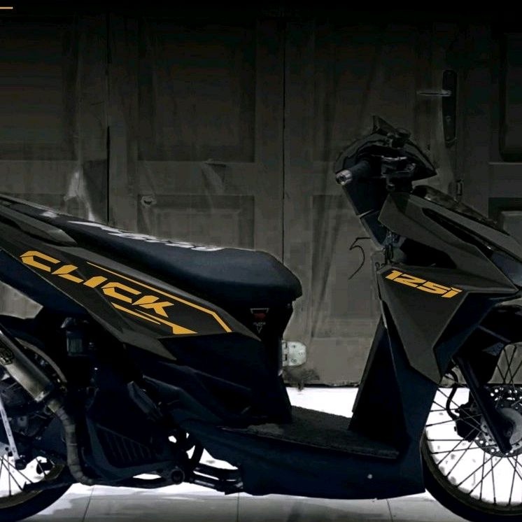 V8 CUTTING STRIPING VARIASI VARIO 125-150 LED CLICK SIMPLE STIKER CLICK STRIPING CLICK STIKER VARIO 