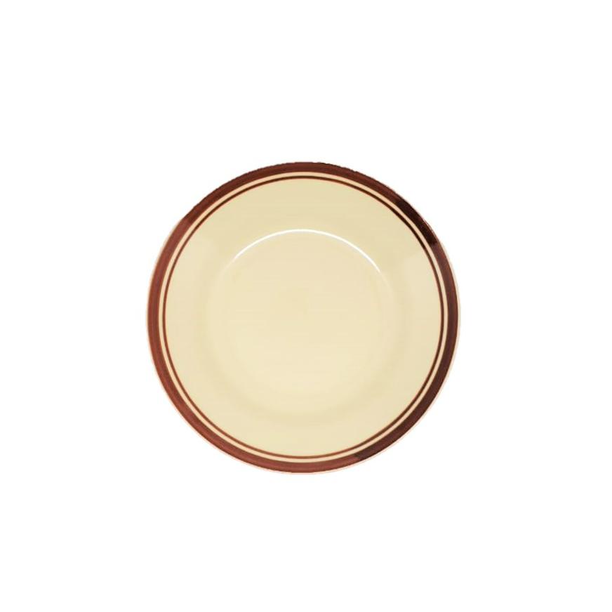 Kedaung Piring / Plate Stoneware Coklat 8"