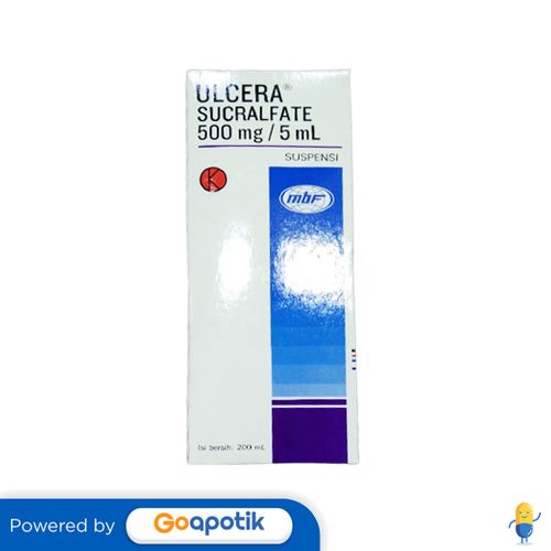 ULCERA 500 MG/5 ML SUSPENSI 200 ML