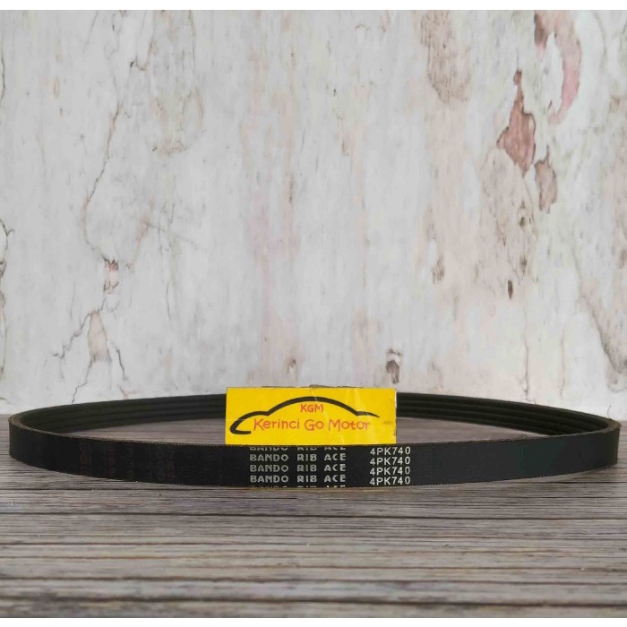 BANDO VAN BELT 4PK 740 RIB BELT TALI KIPAS 4PK-740 FAN BELT ALUR BEST DEAL