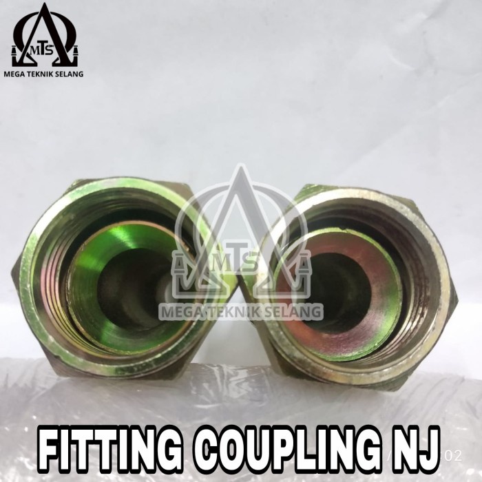 Fitting Coupling R2 12 - 12 NJ Hydraulic 3/4" NJ JIC Double Hex terbaik