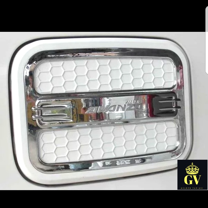 TANK COVER/ TUTUP BENSIN ALL NEW AVANZA PUTIH terpercaya