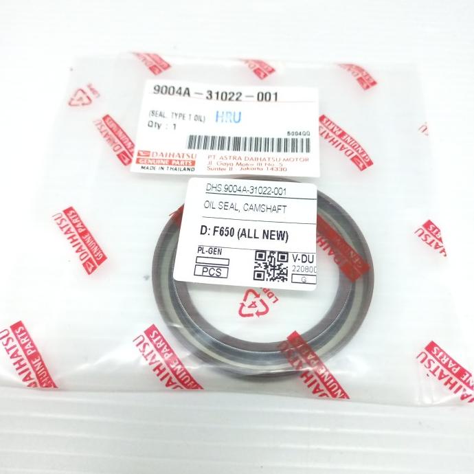 Oil Seal Camshaft - XENIA 1.0 2004 - 2016 - DAIHATSU GENUINE