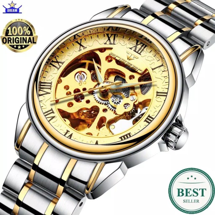 TERBARU Jam Tangan Pria mechanical automatic FNGEEN 8866 TERMURAH /JAM TANGAN ANTI AIR/JAM TANGAN