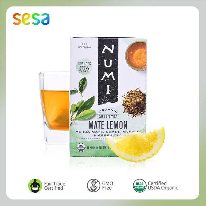 

Numi - Organic Mate Lemon Tea - 41.4g