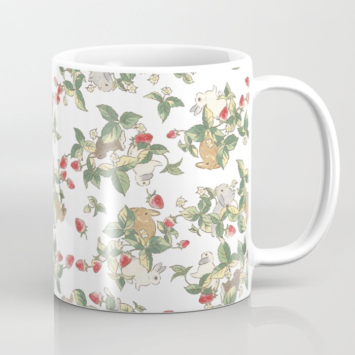 Mug Kopi kelinci ladang stroberi