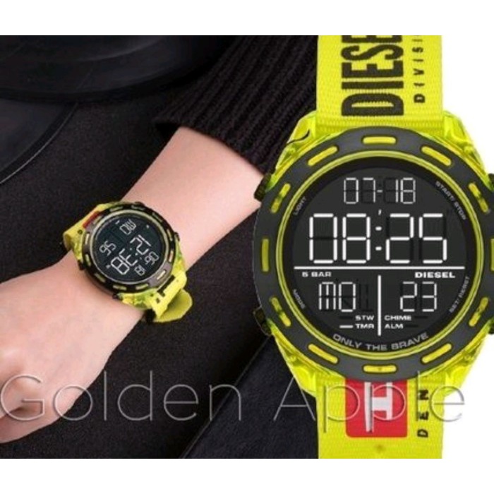 TERLARIS Jam Tangan Pria - Wanita Diesel Digital Tali Kanvas Tebal Model Sporty /JAM TANGAN ANTI