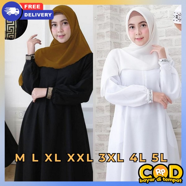 Jubah Cewek Muslimah Dress Pakaian Wanita Buju Gam Maxi Juba Dris Modern Kasual Famis Pesta Kondanga