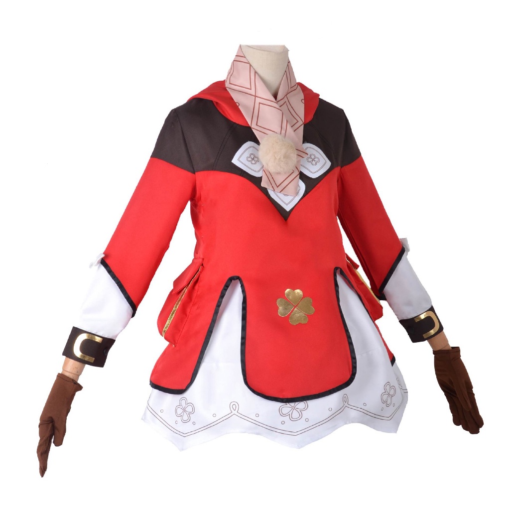 Genshin Impact Klee Cosplay Costume and Klee Wig，Klee shoes，Klee sword，Genshin Klee suit