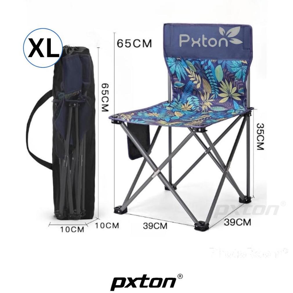 Terbaru - PXTON - Kursi Lipat Camping  Outdoor Portable Kursi Gunung / Bangku LIPAT / kursi  / Tenda